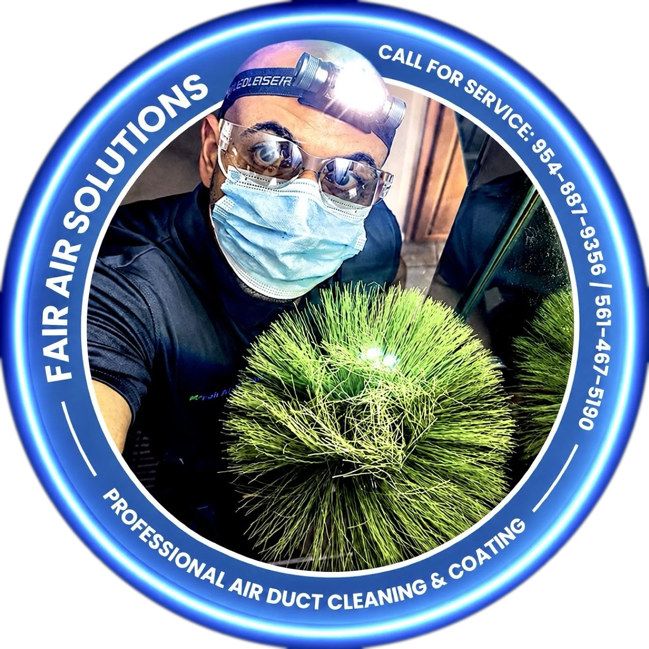 Fair Air Solutions — professional air duct cleaning and coating, call for service