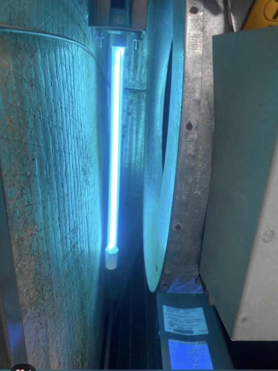 UV light installed in Ronny's air conditioning system