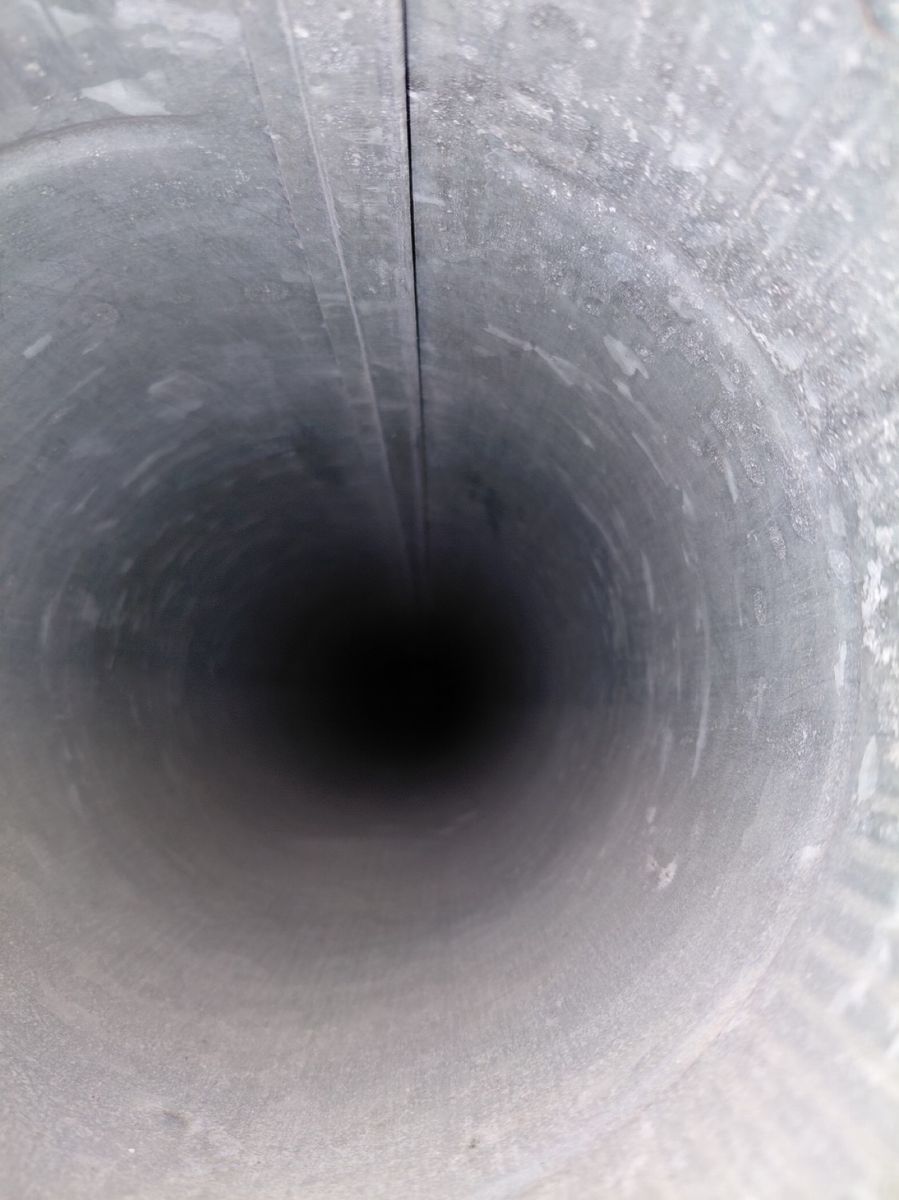 HVAC duct after Fair Air Solutions service
