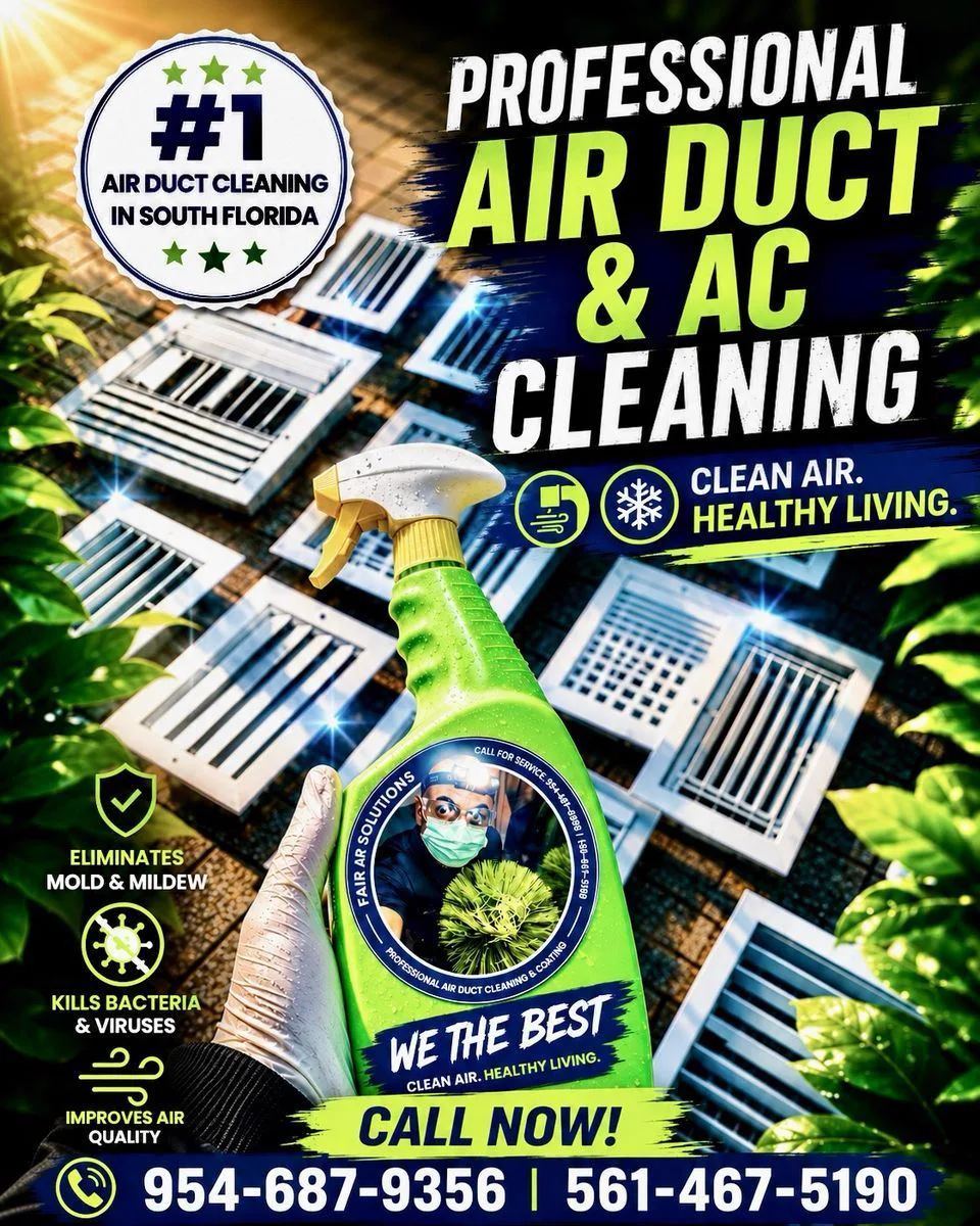Fair Air Solutions air duct cleaning promotion